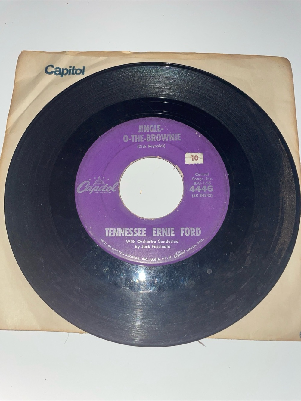 Tennessee Ernie Ford KISS ME BIG / CATFISH BOOGIE (COUNTRY 45) #2602 PLAYS VG++